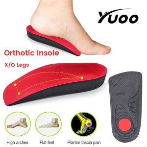 Yuoo 1Pair Orthopedic Gel Insoles for Plantar Fasciitis Orthotics Flat Feet Insoles Heel Spur Treatment Pain Relief Shoes Cushion Pads