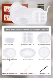 KANGMO | Elegant Luxury Ceramic Dinnerware Set