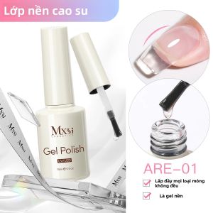 Sơn Móng Tay Gel Cao Su 15ml Lớp Nền & Lớp Phủ Làm Cứng Bằng Đèn UV/LED Dễ Tẩy Bền Lâu Sơn Móng Nghệ Thuật Thân Thiện Với Môi Trường Dùng Cho Chuyên Nghiệp