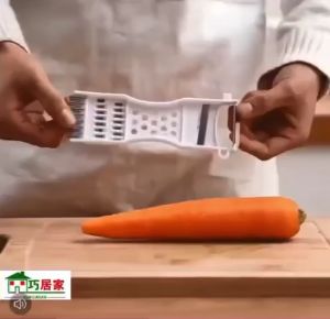 BY612 Parutan Multifungsi Serbaguna Putih 4 in 1 Parutan Sayur
