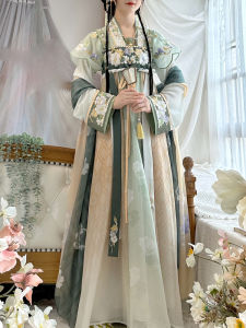CHANMIAOYI | Original Design Fairylike Tang Dynasty Style Cheongsam Robe Dress