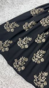 [PRE-ORDER] Ready Made Top-Plazzo and Dupatta With Heavy Embroidery Work Suit (10-15days delivery)