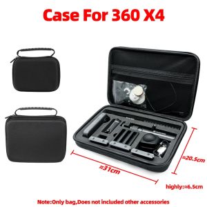 เคสใส่ของสำหรับ Insta360 X4/X5พาโนรามากล้องแอคชั่นแคมเมรากระเป๋าหิ้วอุปกรณ์เสริมกระเป๋าถือ Insta กล้อง360