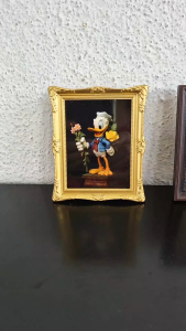 Donald Duck mini photo frame fridge magnet