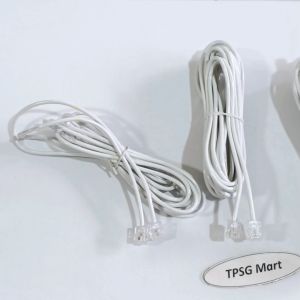 Cáp điện thoại dài 1m / 2m / 3m / 5m / 10m (Đầu bắm sẳn) / Cáp loại 2 tim - 2 line - RJ11