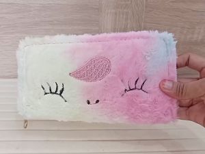 Dompet panjang bulu rainbow 1760 [TERMURAH!!!]