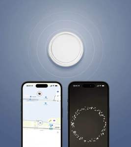 Global Smart Air Tracker Locator Tag - Works with Apple Find My App