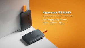 VOLTME Hypercore Sling 10K | 10000mAh | Ultra Thin Power Bank (Build-in USB-C Cable)