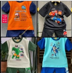 Setelan Anak Cowok Lengkong / Setelan Anak Laki Laki / Baju Anak / Setelan Lengkong / Setelan Harian