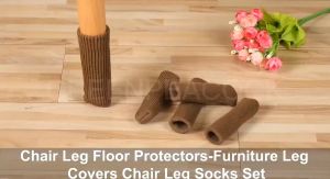 Chair leg cover Table leg cover Anti-slip knitted furniture Chair leg sock protector Pembalut Penutup kaki kerusi meja