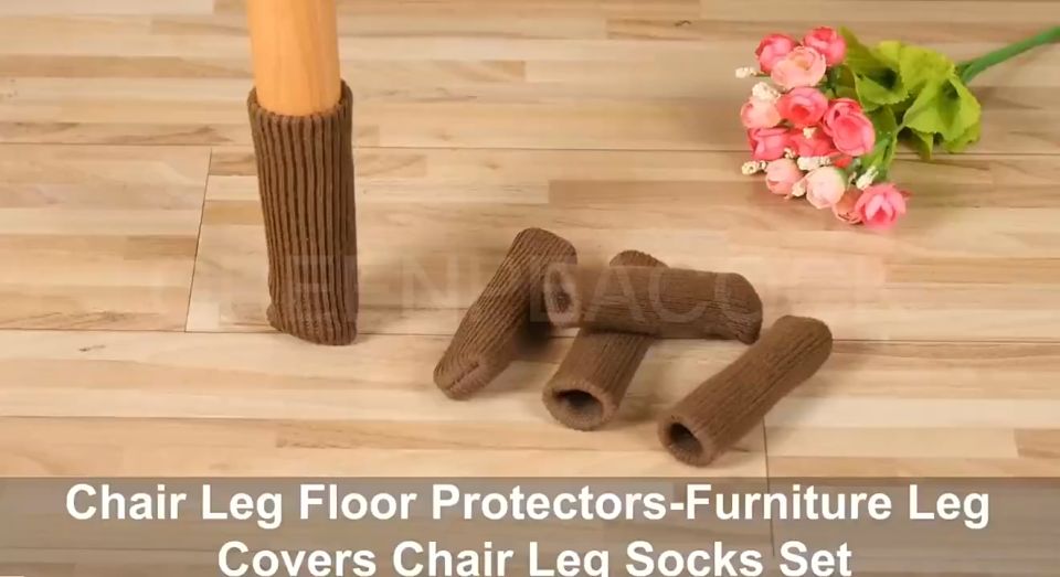 Chair leg cover Table leg cover Anti-slip knitted furniture Chair leg sock protector Pembalut Penutup kaki kerusi meja