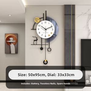 Decorative Quiet Wall Clock For Living Room