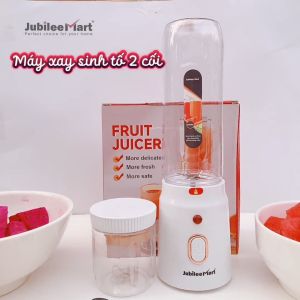 ĐỘC QUYỀN - Máy Xay Sinh Tố Mini Jubilee Mart 450ML Công suất 40W 10 Lưỡi Dao Siêu Bén BH 2 NĂM