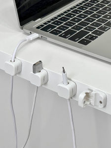 Magnetic Desktop Wall Mounted Charging Cable Organizer Data Cord Storage Holder Fixed Line Collector Desk Neatness Tool