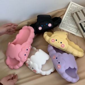 HOKKIE SD1042 SANDAL SELOP WANITA CUTE CLOUD SENDAL JELLY ANTI SLIP MODEL AWAN AWAN LUCU NYAMAN EMPUK DI PAKAI