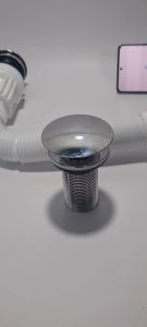 XF26N xi phông thoát nước chậu rửa mặt hoặc bàn đá đầu nhấn to chuẩn INOX 304 LÕI ĐỒNG