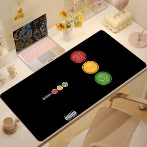 Potdemiel | Popular Band BLINK-182 ONE MORE TIME Mouse Pad Non-slip Thickened MousePad Student Gaming Cushion Large Writing Lockedge Office