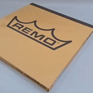 [Made in USA] หนังกลองกระเดื่อง 22นิ้ว น้ำมันใส 2ชั้น Remo® Pinstripe PS-1322-00 หนังกลองเบส หนังกระเดื่อง หนังกลอง22นิ้ว