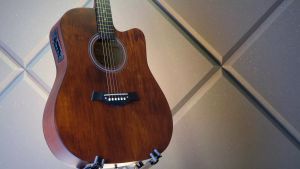 Chord FT221/EQ กีต้าร์โปร่งไฟฟ้า กีต้าร์โปร่ง 41 นิ้ว งานเคลือบด้าน ปรับคอได้ *ฟรีเซ็ทอัพ