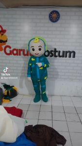 Kostum maskot badut cocomelon walkman setelan lucu karnaval