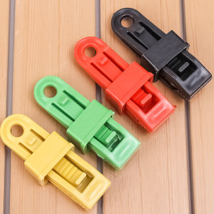 10 cái kẹp Lều kéo đẩy nhiều màu cắm trại ngoài trời lều bằng vải bạt kẹp nhựa cố định để tăng cường kẹp Lều cắm trại không thấm nước chống gió