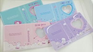 Album Đựng Ảnh 3inch 38-40 Ngăn Hình Trái Tim Họa Tiết tình Yêu Lưu Trữ Ảnh Xinh Xắn