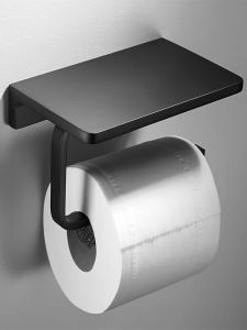 Toilet Tissue Box Toilet Roll Paper Storage Rack Bathroom Tissue Rack Roll Stand Toilet Paper Hanger Two-in-One