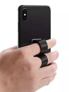 Universal Male Female Mobile Phone Ring Holder Finger Stand Anti-Slip Fall Creative Plastic Sticky Back Phone Holder