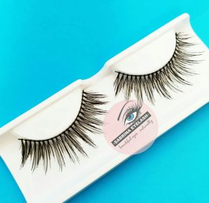 Bulu mata palsu natural M2 Lusinan 12 pasang