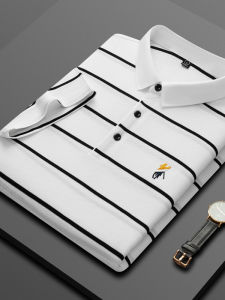 Áo Thun Polo Nam Thời Trang Mùa Hè Cao Cấp Sọc Thêu Cổ Polo Tay Ngắn Cotton Lụa Thường Ngày Thương Hiệu Tagkita