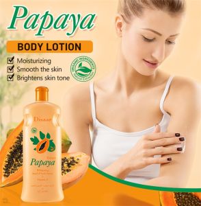 Papaya Whitening Body Lotion Hydroxy Acids Vitamin C&E Moisturizing Body Lotion 300ml Skin Care Remove Acne Marks