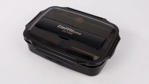 TaffHOME Kotak Makan Lunch Box Stainless Steel 3 Grid 1L - OU1000