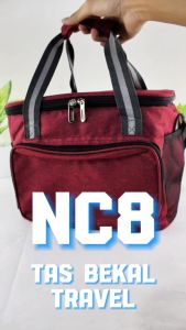 Tas Bekal Makanan Lunch Bag Polos Tas Bekal Cooler Bag Portable Multifungsi Terbaru -NC8