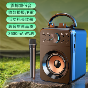 Portable Bluetooth Speaker SADA X104 Heavy Bass Stereo Outdoor Square Dance Large Volume Karaoke New 2024 Model