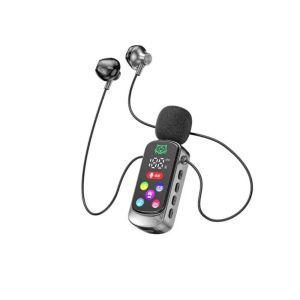 kebidumei | KEBIDUMEI Clip-on Headphones Bluetooth 6.0 Earphones Karaoke Real-time Ear Monitor Headsets TF Card Play for Live Streaming