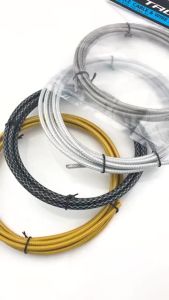 3m 5mm MTB Road Bike Bicycle Brake Derailleur Cable Weaving Line Pipe Housing Tube Variable Speed Shifting Brake Wire housing