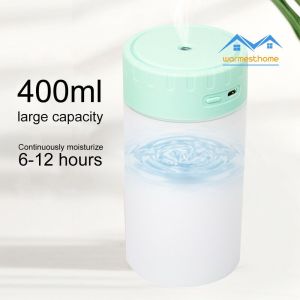 Wireless Humidifier Rechargeable Air Humidifier Ultrasonic Wireless Aromatherapy Diffuser 300ml 400ml Aromatherapy Sprayer Essential Oil