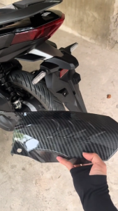Kt Rear Tire Hugger Honda Click 125i150i V4/V3/V2/V1 Carbon Black For Motorcycle Accessories Mudguard