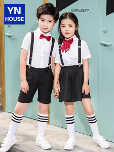 การแสดงของเด็ก ชุดสูท ชุดเด็กผู้ชายแบบตะวันตกชุดชั้นอนุบาลชุดการแสดงภาพถ่ายระดับประถมศึกษา