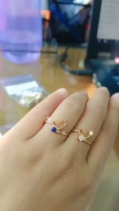 Cincin Waanita Emas Kadar 8k Dan 6k Model Amoera Love Kode Ct 467 Berbagai Warna Permata Bisa Di Jual Kembali