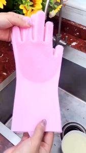 Găng Tay Silicon Chuyên Dùng Rửa Chén Bát