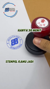 (COD) Cetak Stempel Murah Custom Stempel Flash Stempel Warna / Cetak Stempel Kilat