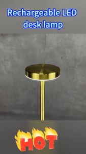 Luxury Creative Rechargeable LED Personalized Desk Light Tavern KTV Bar Atmosphere Table Lamp