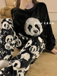 Đồ Ngủ Lông Cừu San Hô Dày Dặn Cho Nữ Mùa Đông Bộ Đồ Ngủ Cặp Đôi Đồ Mặc Nhà Đồ Ngủ Thoải Mái Dễ Thương Dễ Mặc Thoải Mái