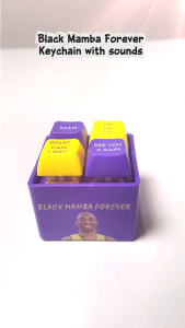 Kobe Bryant Loud Sound Button Voice Keychain Q-3754 Unique Accessory for Stress Relief & Voice Expression Fun Keychain Design