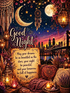 KAYOU | Diamond Painting Kit Starry Night Town Square Diamond Embroidery Cross Stitch Diamond Art Full Crystal Decor