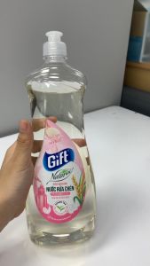 Nước rửa chén gift natural cám gạo & collageng 800G