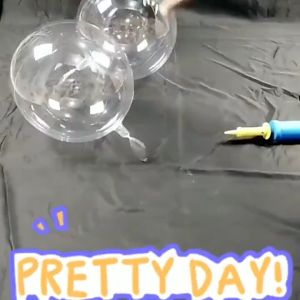 50 Pcs Bobo Balloon Set 182024 Inch Clear Balloon Transparent Balloon Helium Inflatable Party