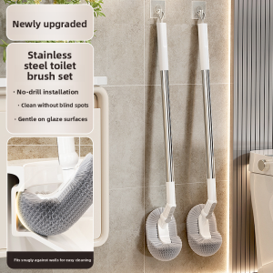 MONLEYTA | Toilet Brush Set For Home Use No Dead Angle Wall Mounted Bathroom Toilet Brush 2025 New Model High-End Feel Cleaning Tools