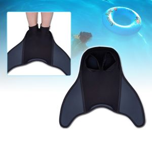 Swimming Fins Mermaid Tail Flexible Comfort Flippers Swimming Training Equipment for Diving Snorkeling Adults Children